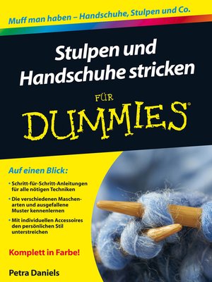 cover image of Stulpen und Handschuhe stricken f&uuml;r Dummies